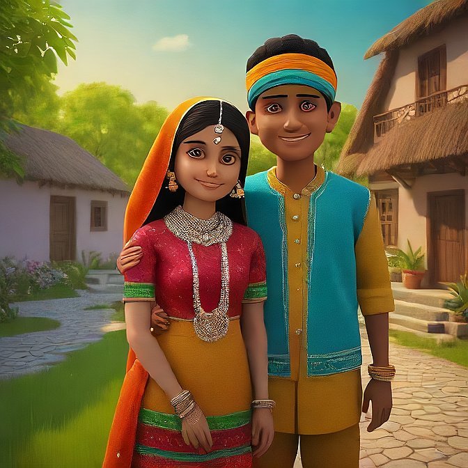 3D cartoon character art